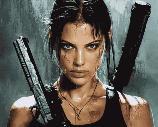 Lara Croft Adventure Series Diamond Painting