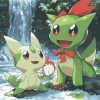 Larvitar Chimecho Pokemon Diamond Painting