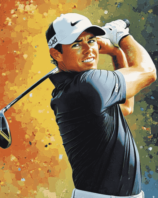 Legendary Rory McIlroy Golf Diamond Painting