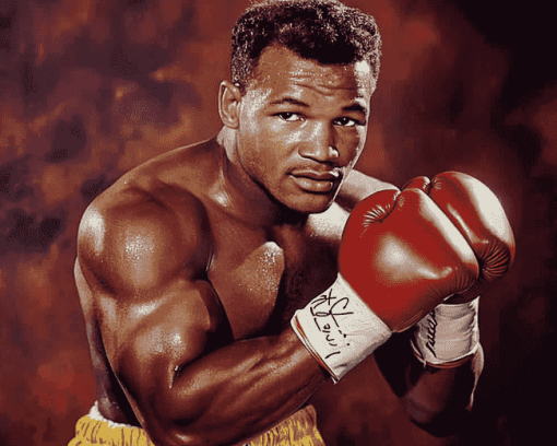 Legendary Sugar Ray Robinson Diamond Painting