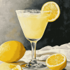 Lemon Cocktail Diamond Painting