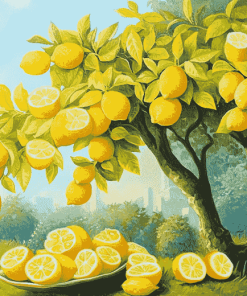 Lemon Tree Paradise Diamond Painting