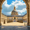 Les Invalides Paris Landmark Diamond Painting