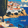 Lesvos Island Seascapes Diamond Painting