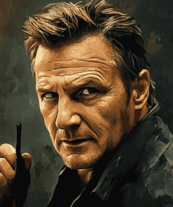 Liam Neeson Celebrity Icon Diamond Painting