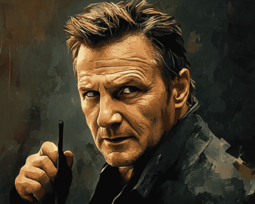 Liam Neeson Celebrity Icon Diamond Painting