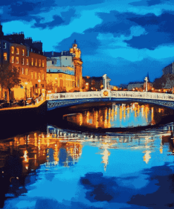 Liffey River Reflections Diamond Painting