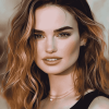 Lily James Celebrity Diamond Painting