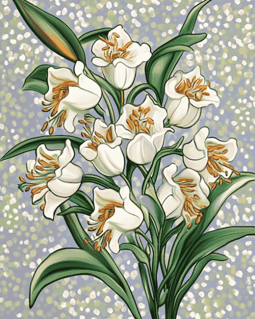 Lily of the Valley Blossoms Diamond Painting