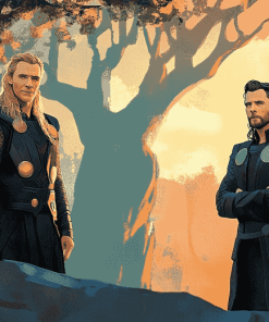 Loki and Thor Movie Diamond Painting