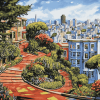 Lombard Street San Francisco Cityscape Diamond Painting