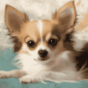 Long Haired Chihuahua Puppy Diamond Painting