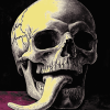 Long Tongue Skull Diamond Painting