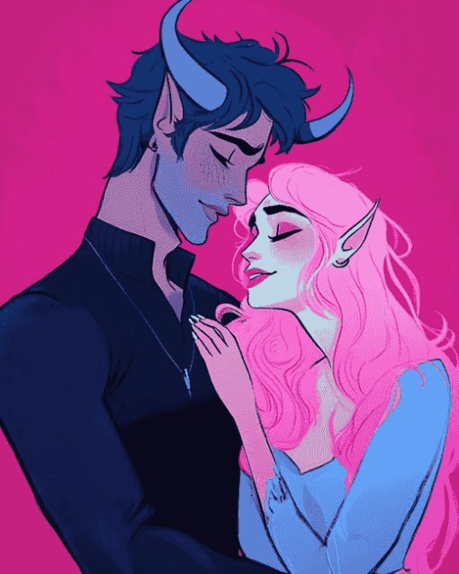 Lore Olympus Lovers Diamond Painting