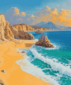 Lovers Beach Seaside Diamond Painting