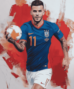 Lucas Hernandez Football Star Diamond Painting