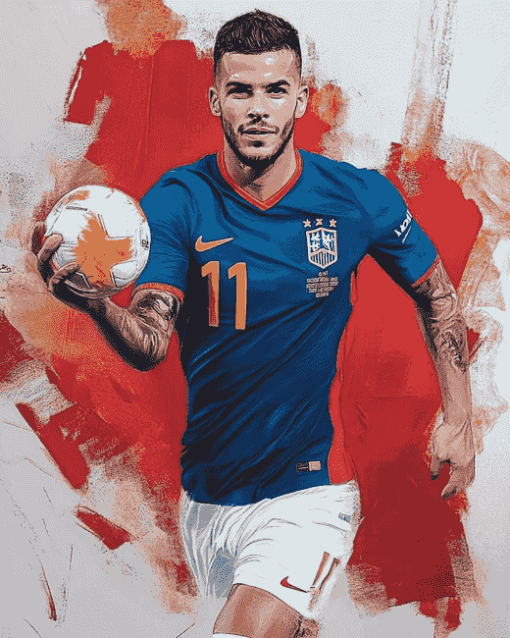 Lucas Hernandez Football Star Diamond Painting