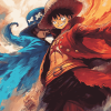 Luffy and Law Anime Series Diamond Painting