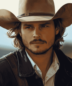 Luke Grimes Cowboy Diamond Painting