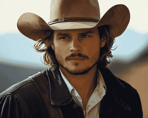 Luke Grimes Cowboy Diamond Painting