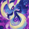 Lunala Pokemon Animation Diamond Painting