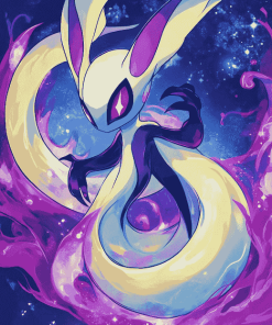 Lunala Pokemon Animation Diamond Painting