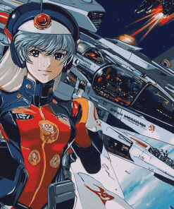 Macross Anime Adventure Diamond Painting