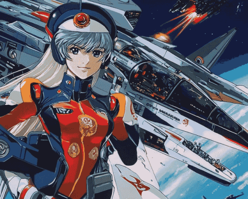 Macross Anime Adventure Diamond Painting