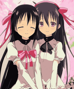 Madoka Kaname and Homura Anime Diamond Painting