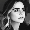 Mae Whitman Black and White Diamond Painting