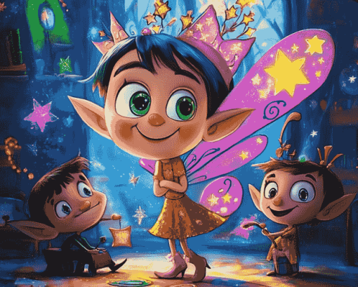 Magic Fairies Cartoon Diamond Painting