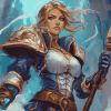 Magical Jaina Proudmoore Warcraft Diamond Painting