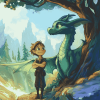 Magical Pete's Dragon Diamond Painting