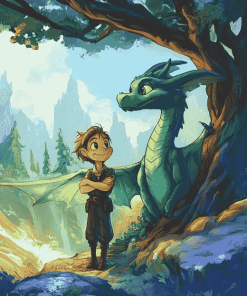 Magical Pete's Dragon Diamond Painting