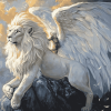 Majestic Angel Lion Diamond Painting