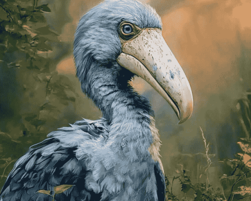 Majestic Shoebill Diamond Painting