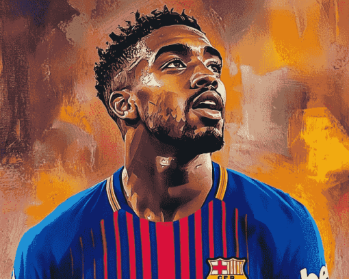 Malcom FC Barcelona Star Diamond Painting