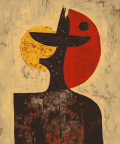 Man Moon Stars Rufino Tamayo Diamond Painting