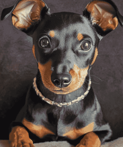 Manchester Terrier Puppy Diamond Painting