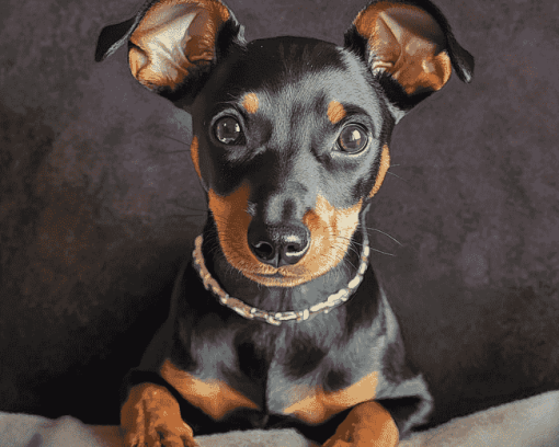 Manchester Terrier Puppy Diamond Painting