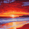 Manly Sunrise Diamond Painting