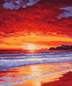 Manly Sunrise Diamond Painting