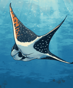 Manta Ray Ocean Beauty Diamond Painting