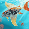 Mantary Fish Diamond Painting