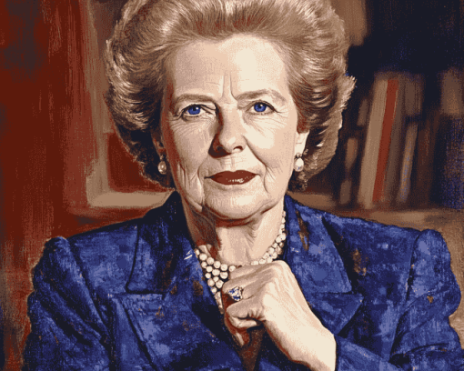 Margaret Thatcher Diamond Painting