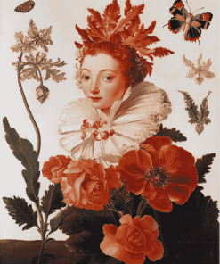 Maria Sibylla Merian Botanical Blossoms Diamond Painting