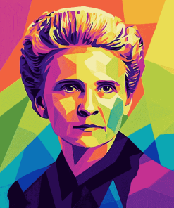 Marie Curie Pop Art Diamond Painting