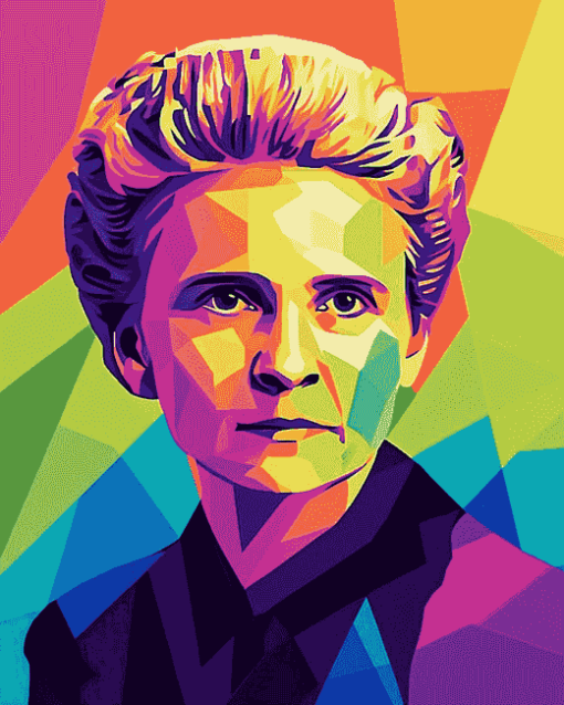 Marie Curie Pop Art Diamond Painting