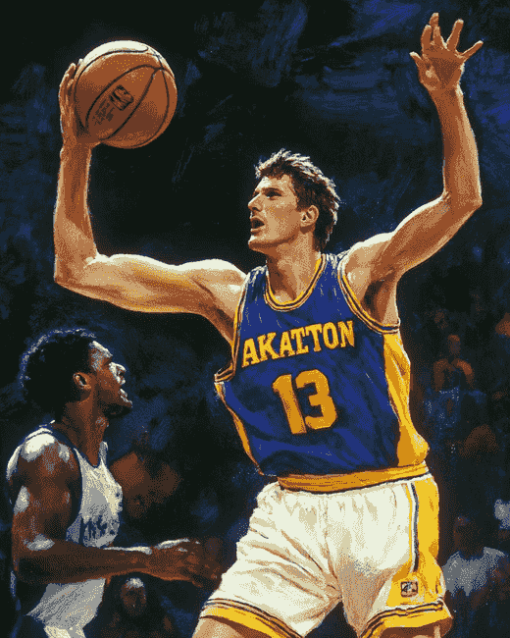 Mark Eaton Famous Basketball Player Diamond Painting