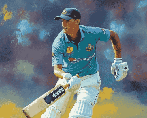 Marnus Labuschagne Cricket Star Diamond Painting